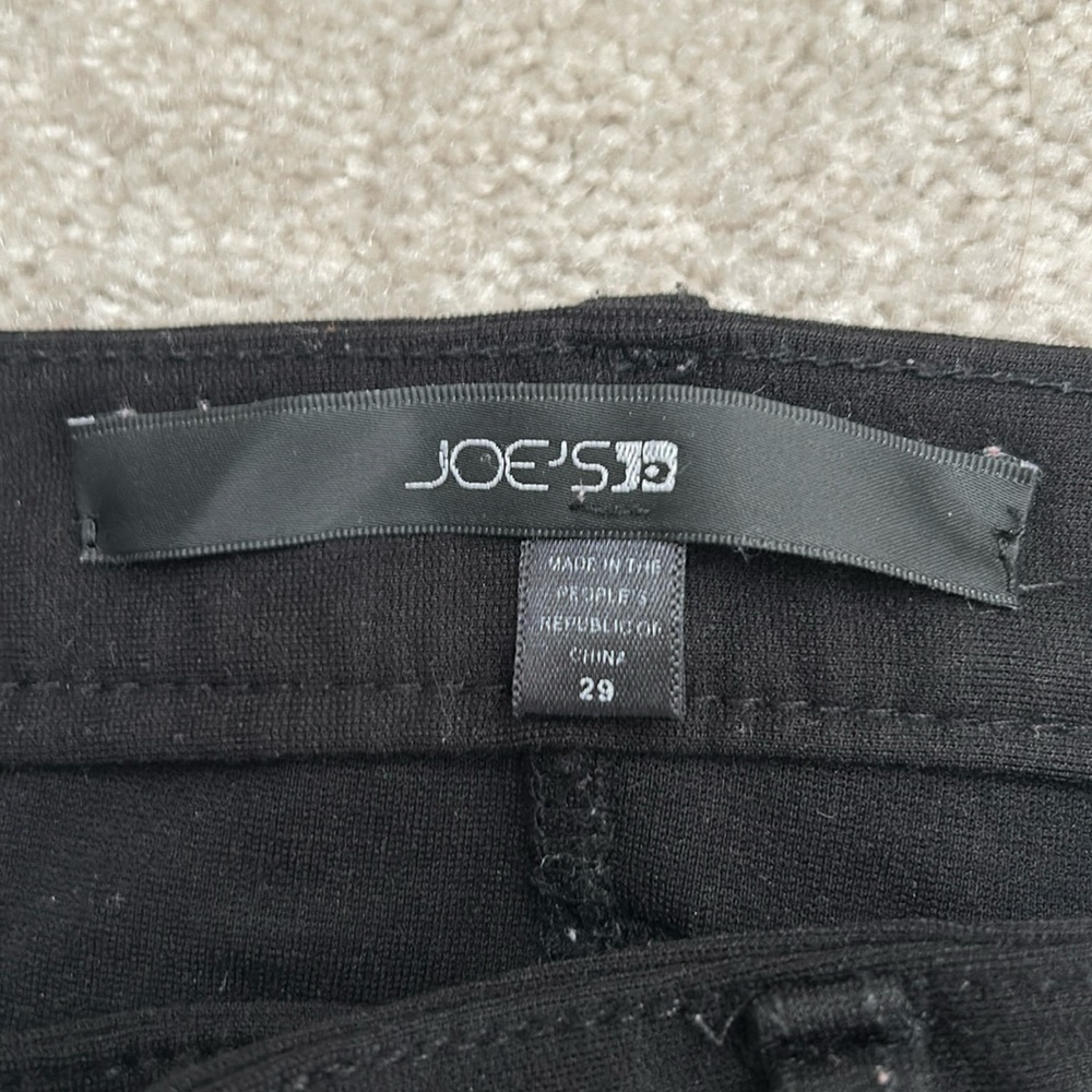 Joe’s black skinny jeans size 29